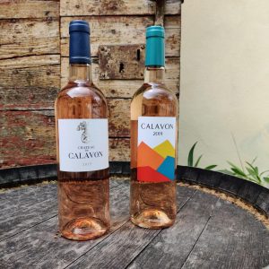 Packshots Chateau de Calavon and Roquerousse barrel